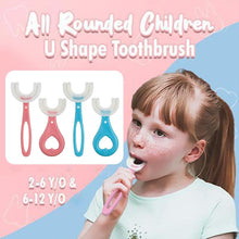 Cargar imagen en el visor de la galería, Cepillo de dientes en forma de U para niños de 360 °
