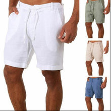Cargar imagen en el visor de la galería, Pantalones cortos deportivos deportivos de color puro para hombres
