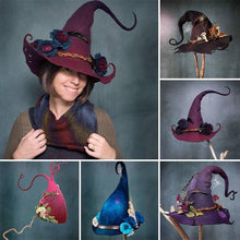 Cargar imagen en el visor de la galería, 🔥 Fiesta De Halloween Sombreros De Bruja De Fieltro
