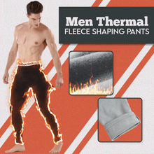 Cargar imagen en el visor de la galería, Pantalones Moldeadores De Forro Polar Térmico Para Hombre
